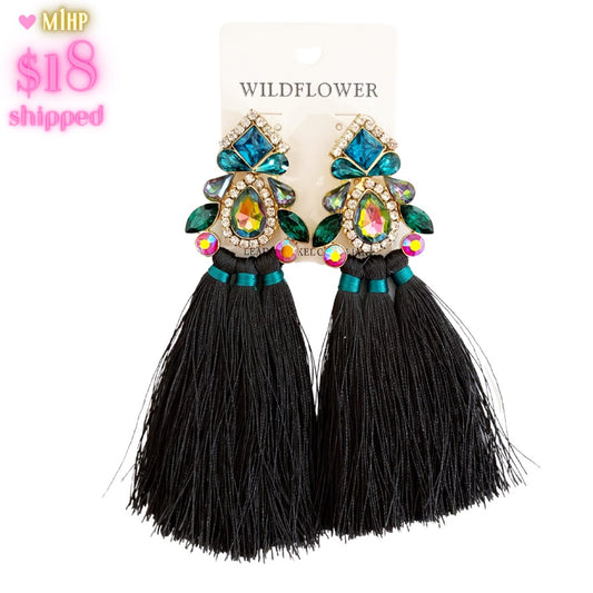 Jewel Tassel Earring