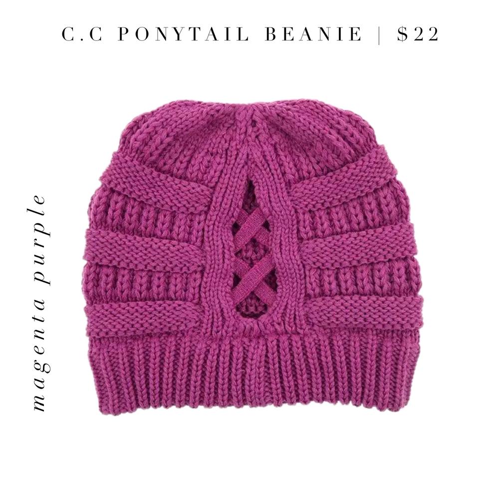 C.C Beanie Ponytail